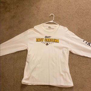 White longsleeve ECU shirt